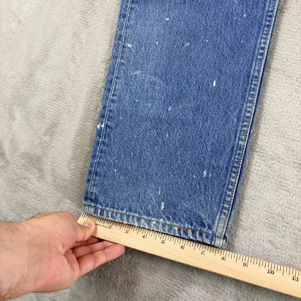 Vintage Levis 501xx Jeans Men 36x34 (Fits 34x31) Distressed Paint Made in USA